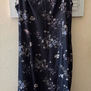 Torrid Black Floral Maxi Dress